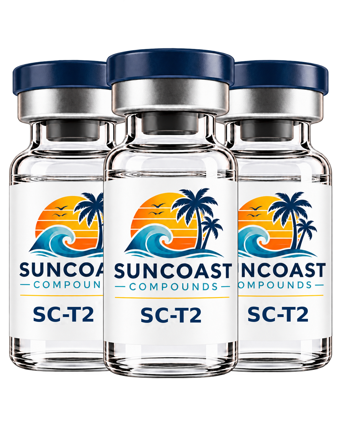 Suncoast Compounds SC-T2 three vials