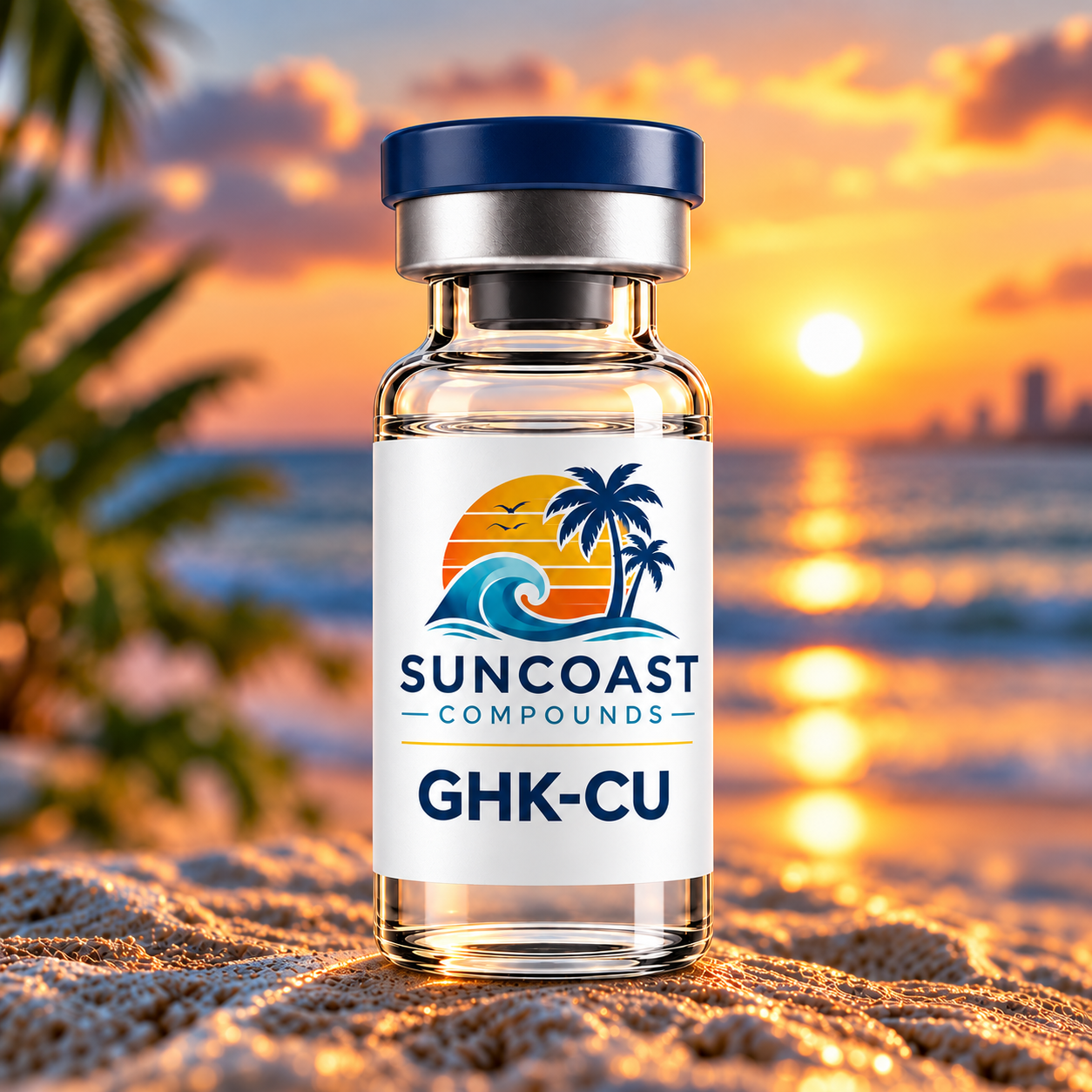 Suncoast Compounds GHK-CU product vial